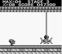 une photo d'Ã©cran de The Adventures of Star Saver sur Nintendo Game Boy